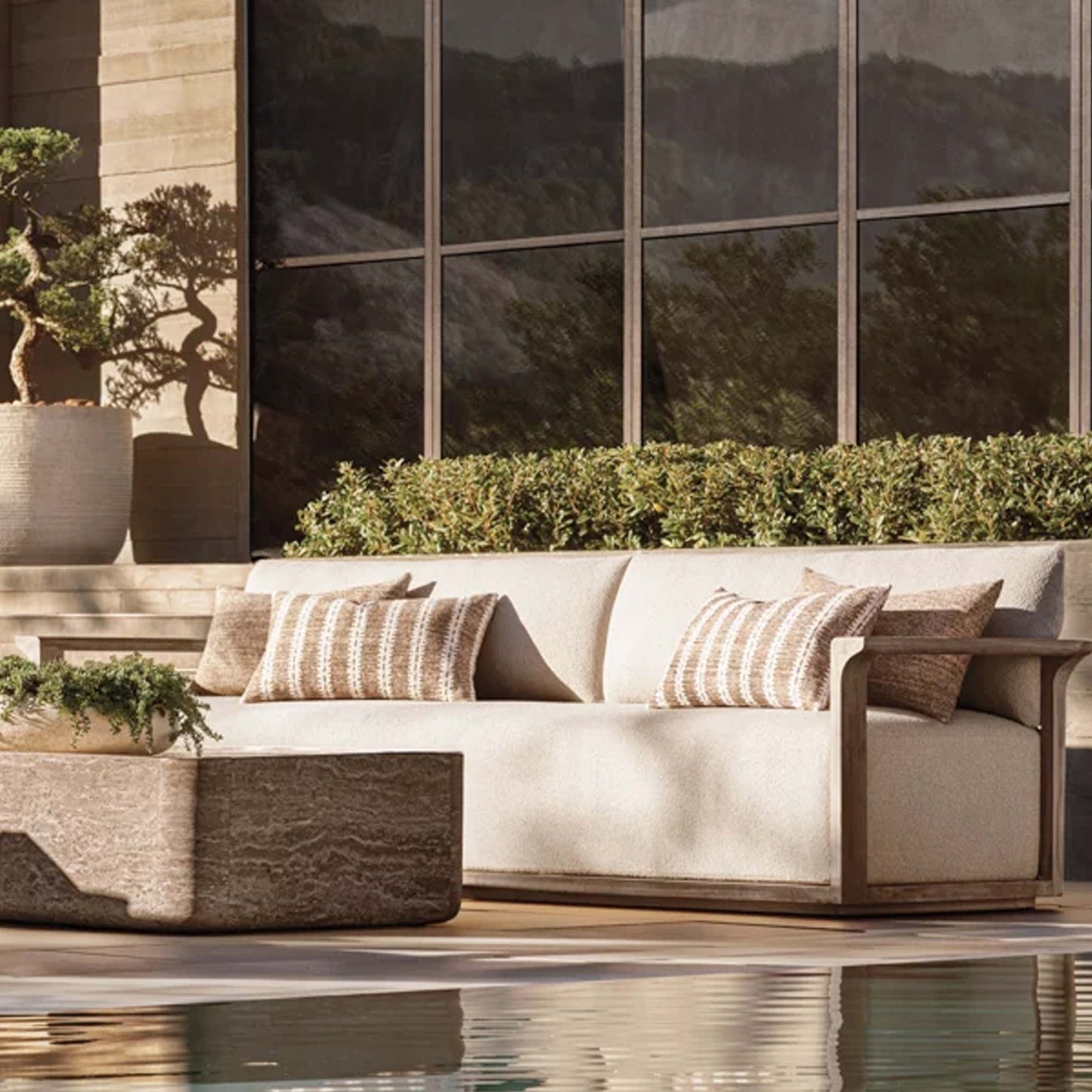 Aga Wood Sofa | IONS DESIGN | Dubai | UAE