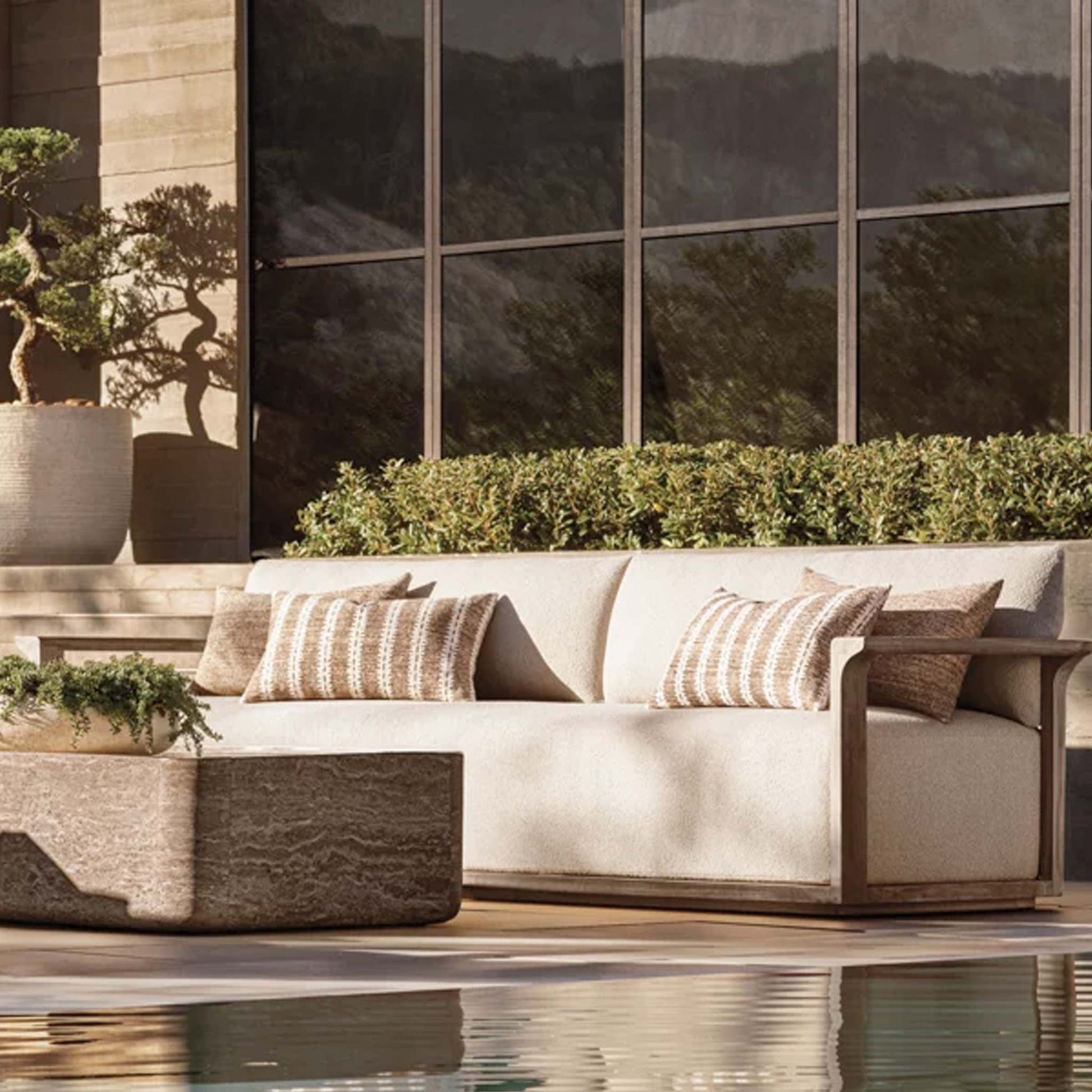 Aga Wood Sofa | IONS DESIGN | Dubai | UAE