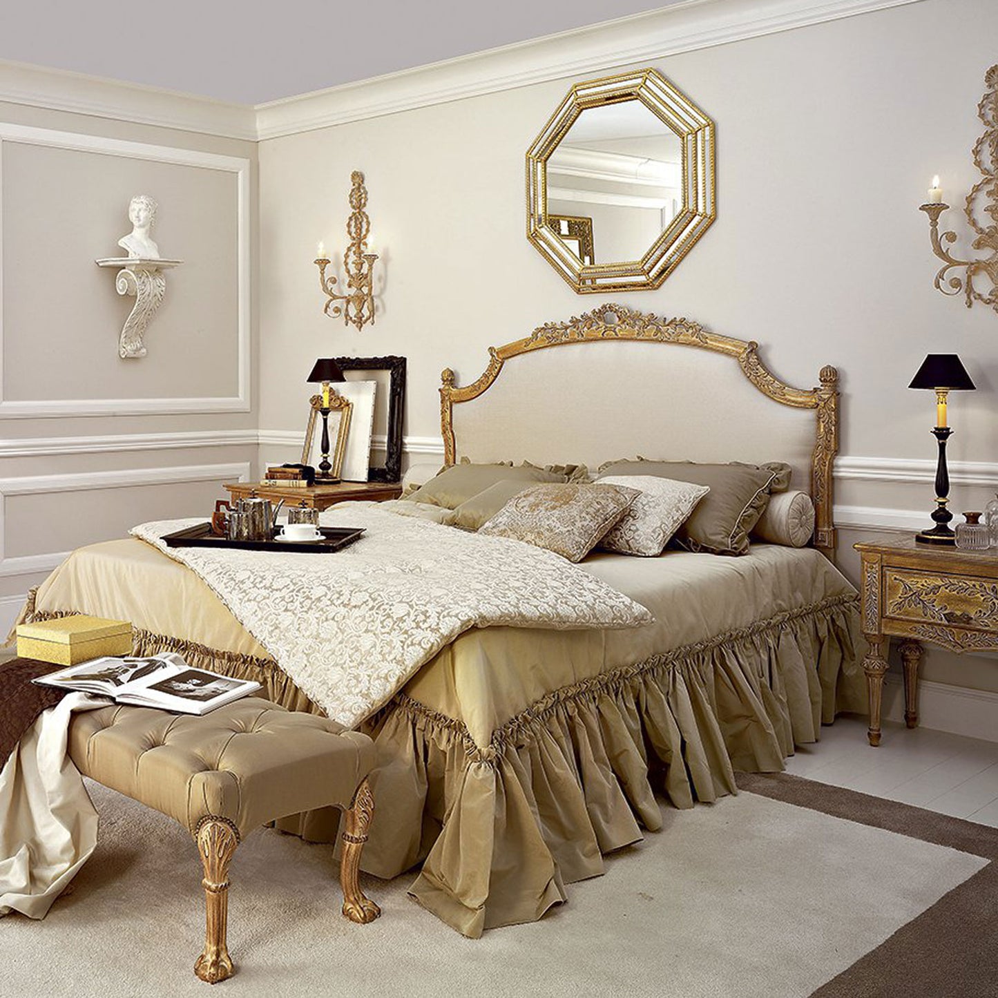 Athena Neoclassical Bed | IONS DESIGN | Dubai | UAE