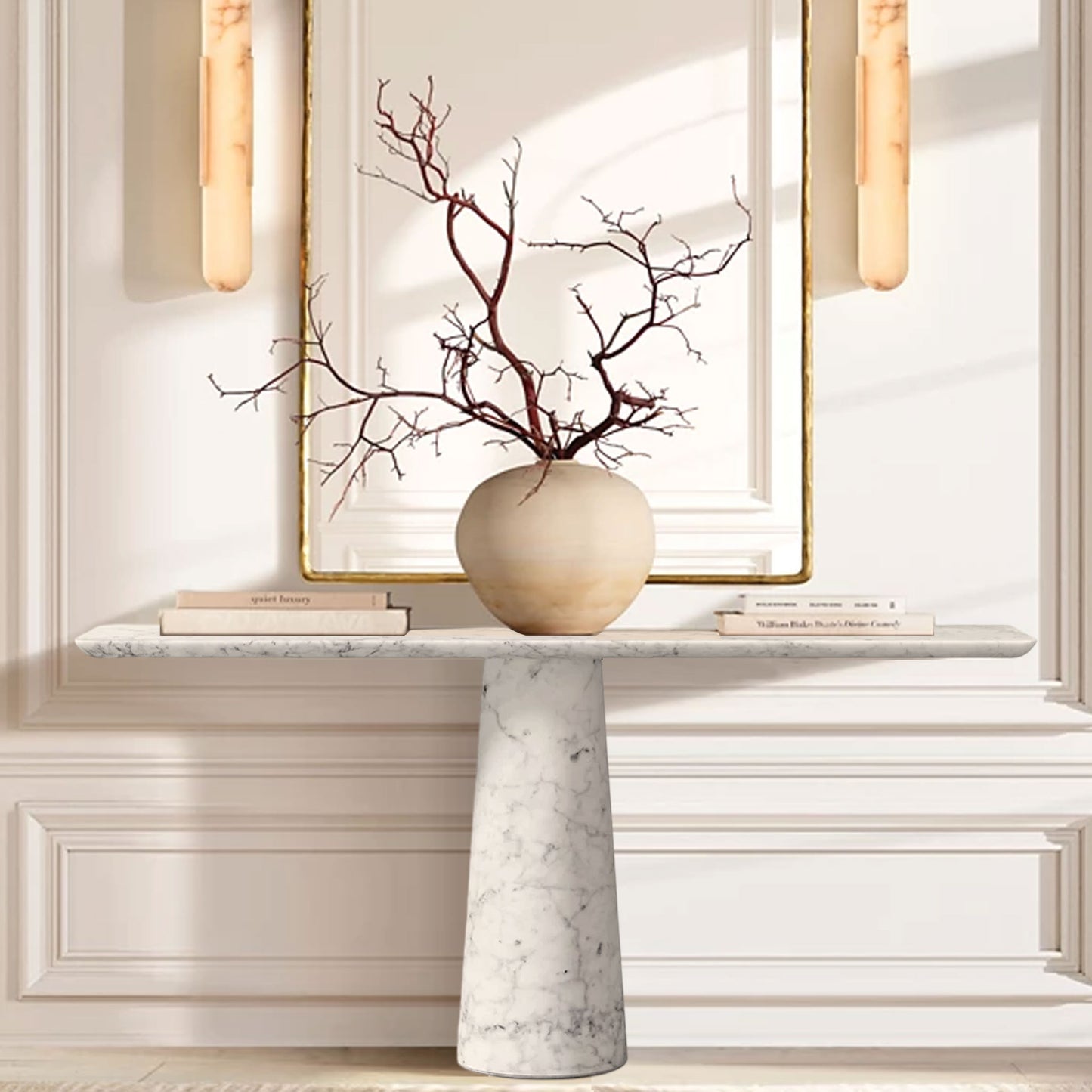 Bea White Console Table | IONS DESIGN | Dubai | UAE
