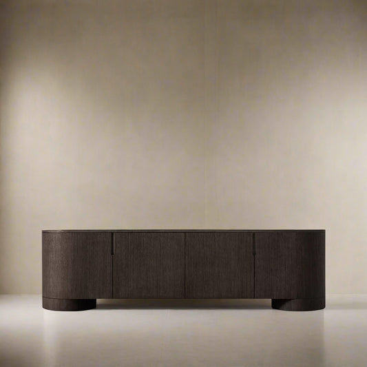 Black Media Console | IONS DESIGN | Dubai | UAE