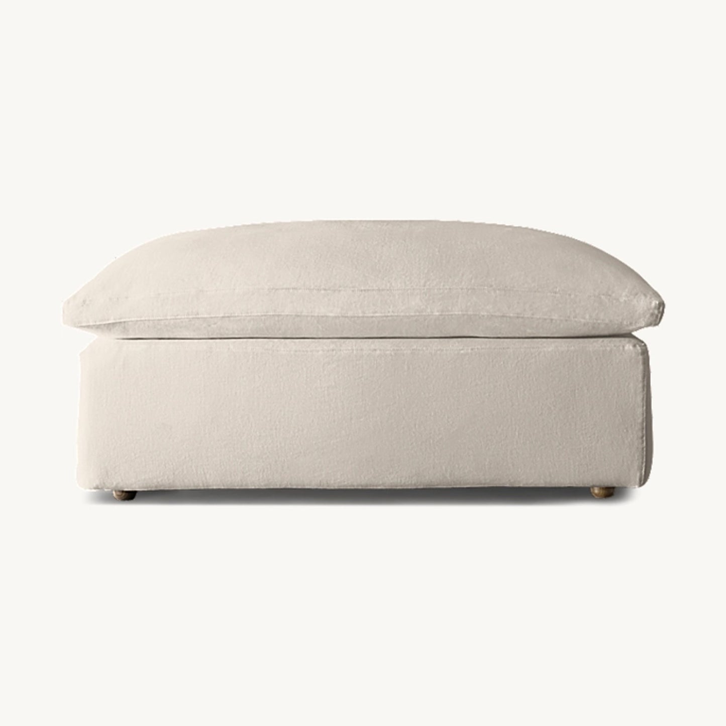 Cloud Sofa | 3 Units | 297 cm W x 225 D | Fabric Performance Linen Weave - Natural | IONS DEIGN | Dubai | UAE
