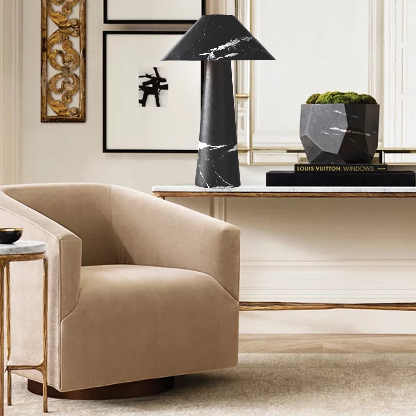 Con Black Table Lamp | IONS DESIGN | Dubai | UAE