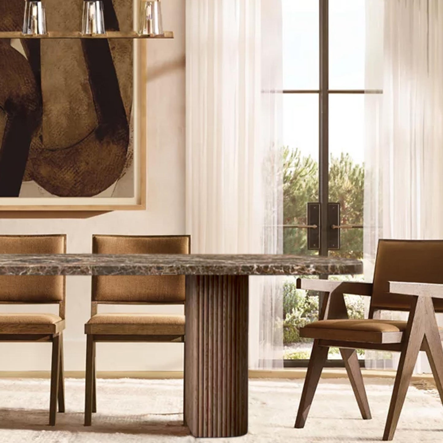 Dam Dining Table | IONS DESIGN | RH | Dubai | UAE