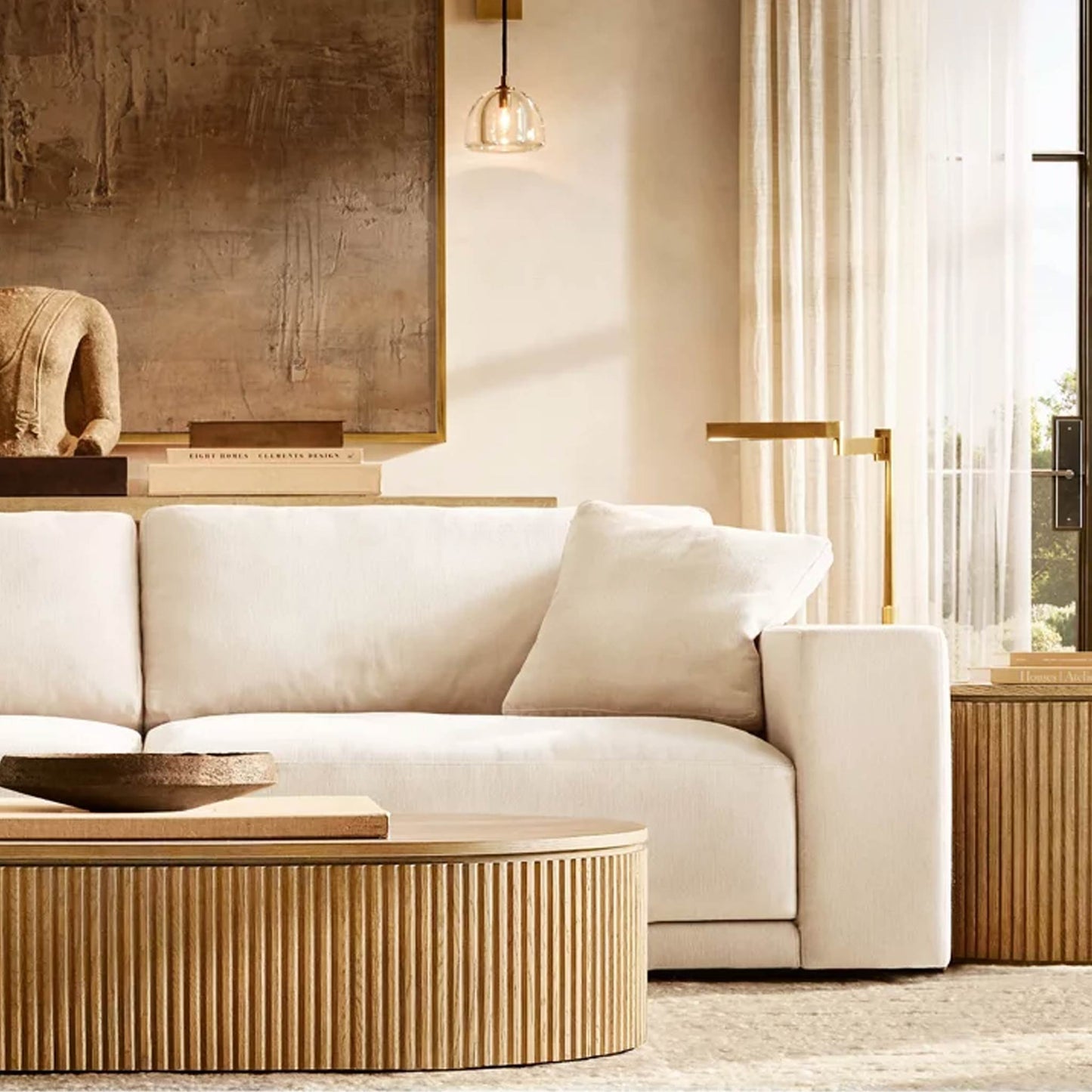 Dan Wood Coffee Table | IONS DESIGN | RH | Dubai | UAE