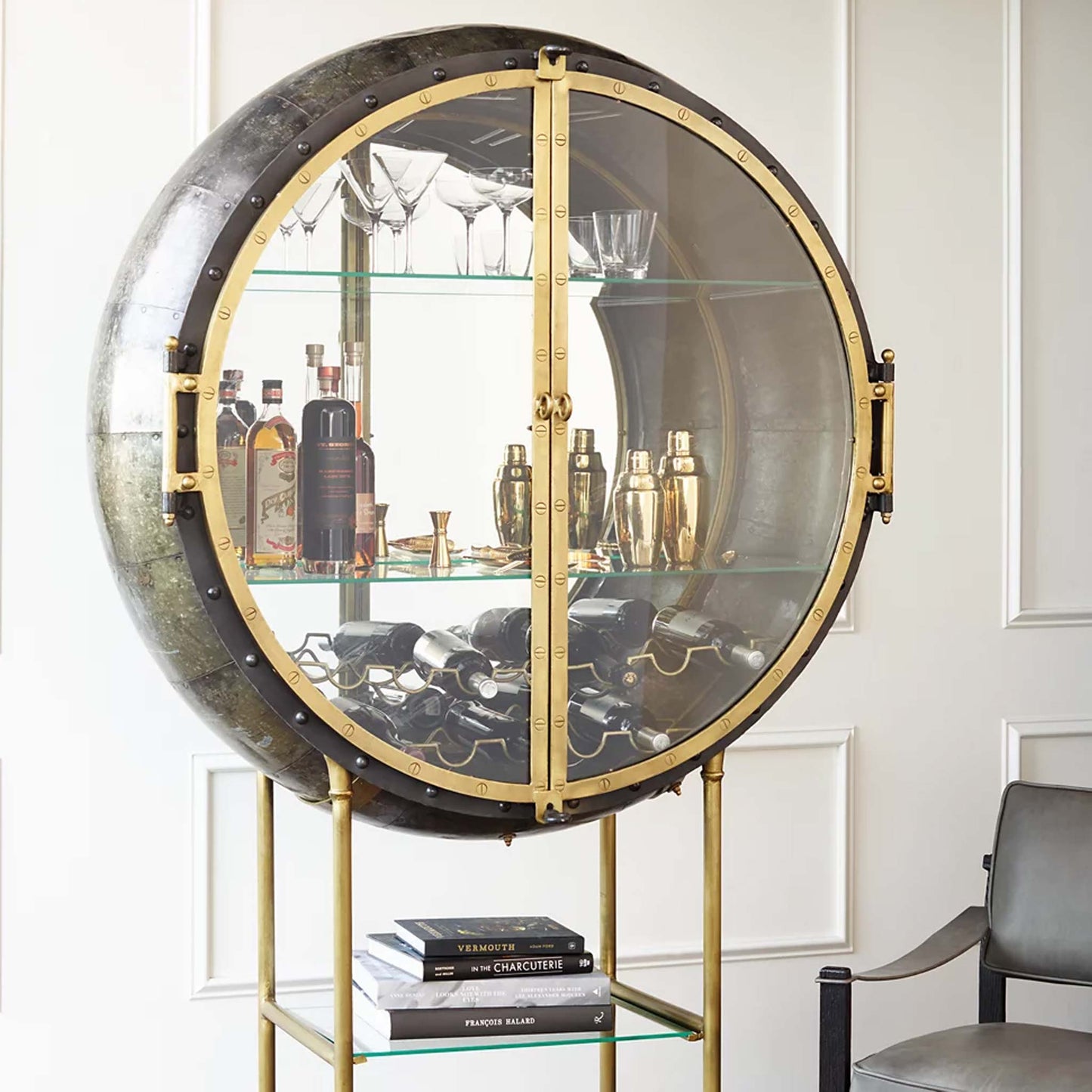 Glass Bar Cabinet | IONS DESIGN | RH | Dubai | UAE