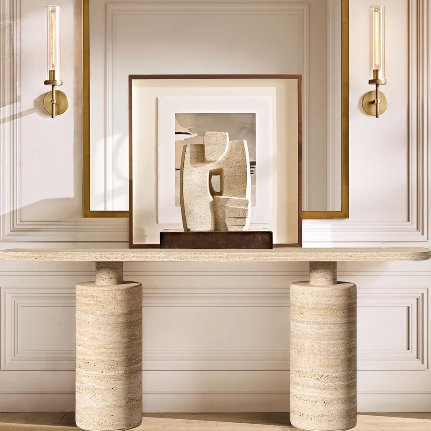 Pit Console Table | IONS DESIGN | RH | Dubai | UAE