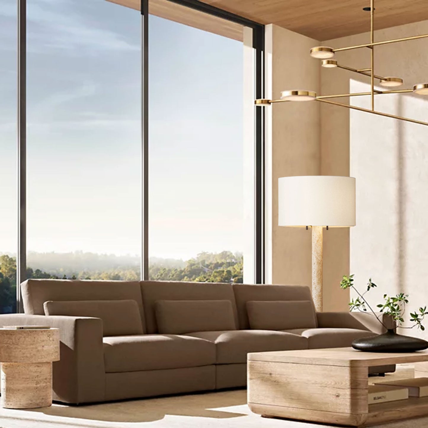 Travertine Floor Lamp | IONS DESIGN | Dubai | UAE