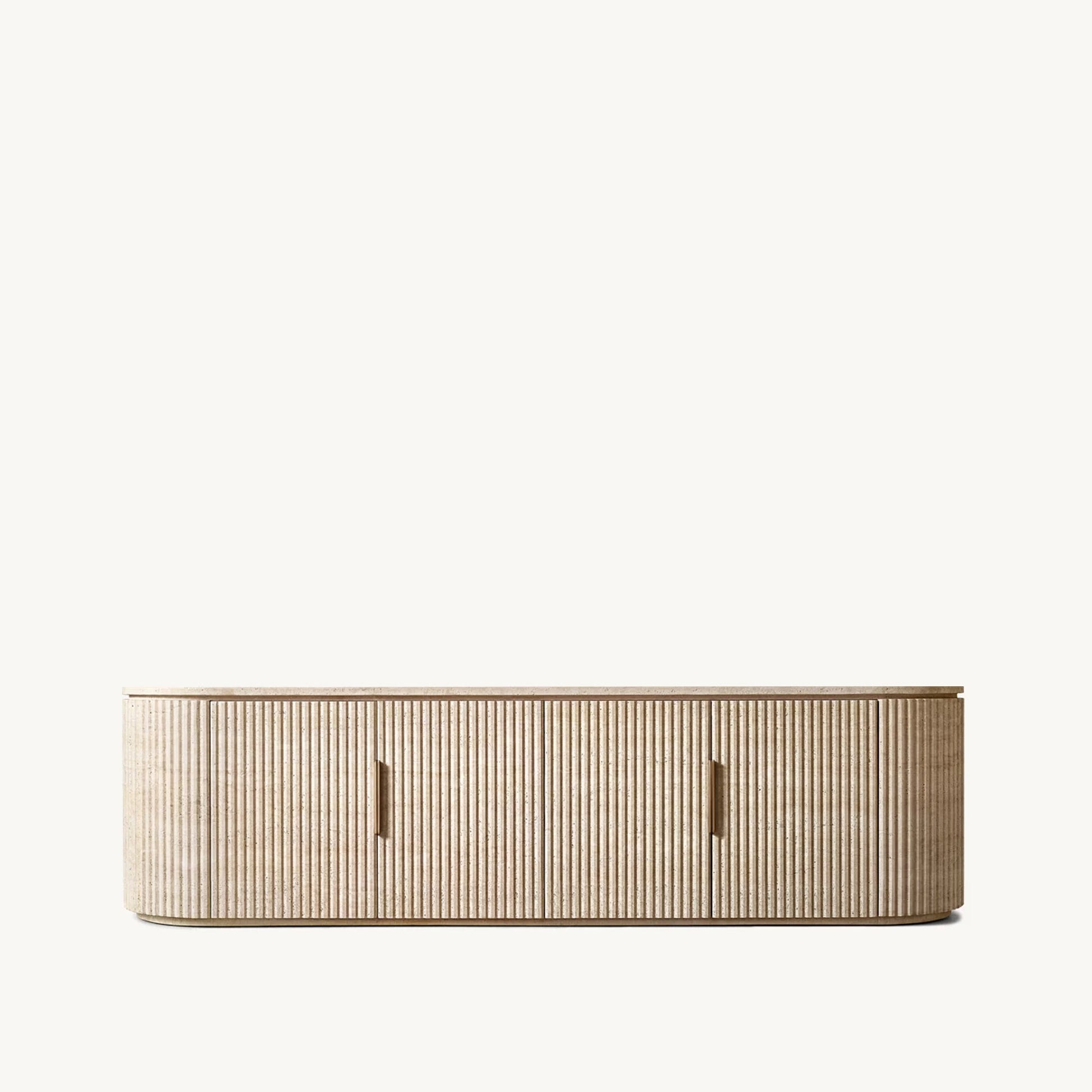 Travertine Media Cabinet | IONS DESIGN | Dubai | UAE
