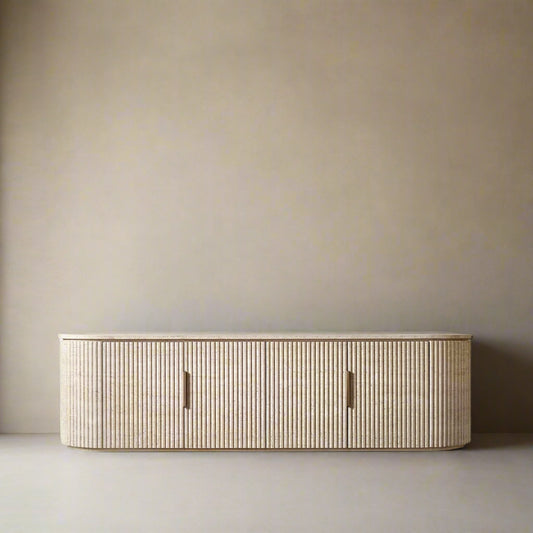 Travertine Media Cabinet | IONS DESIGN | Dubai | UAE