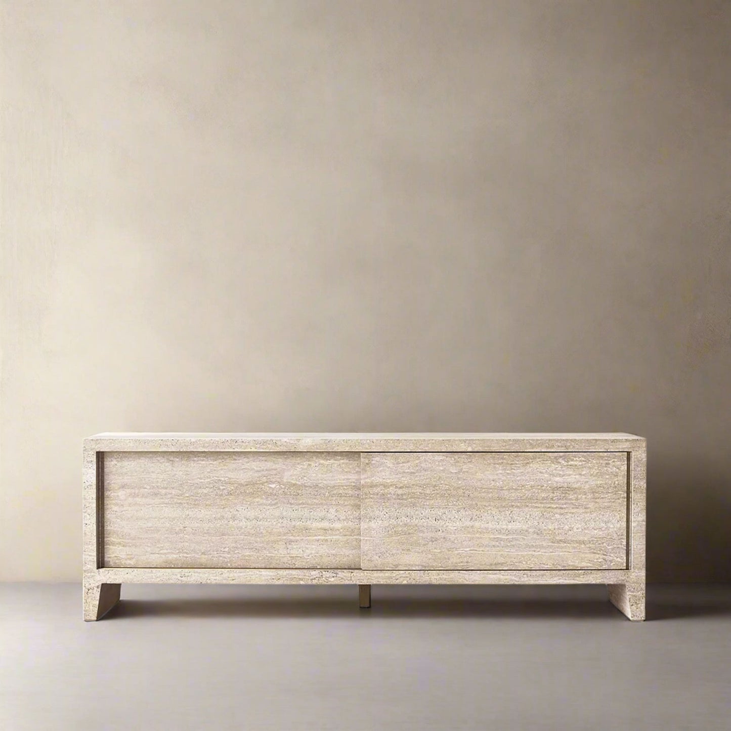 Travertine TV Unit | IONS DESIGN | Dubai | UAE