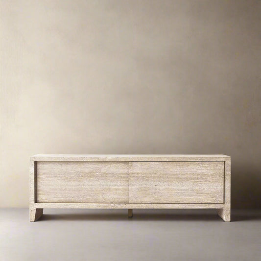 Travertine TV Unit | IONS DESIGN | Dubai | UAE