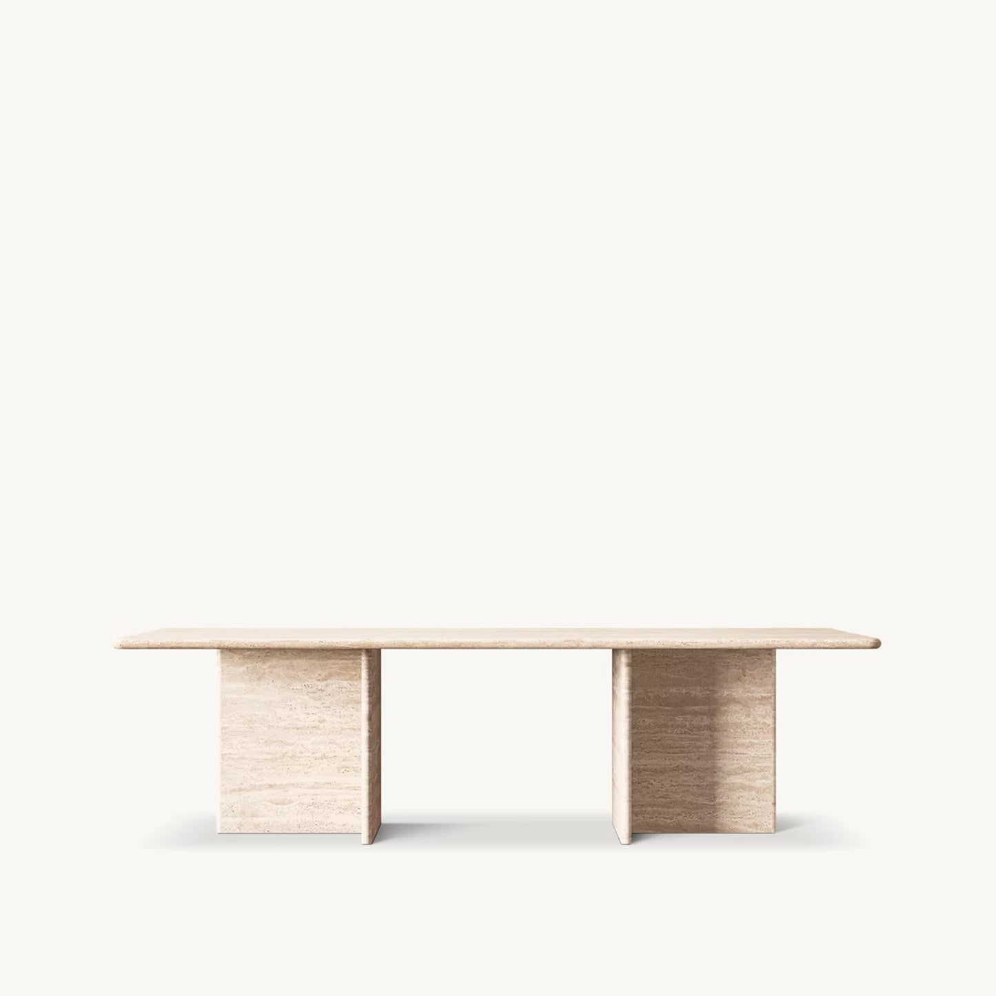 Travertine Table | IONS DESIGN | RH | Dubai | UAE