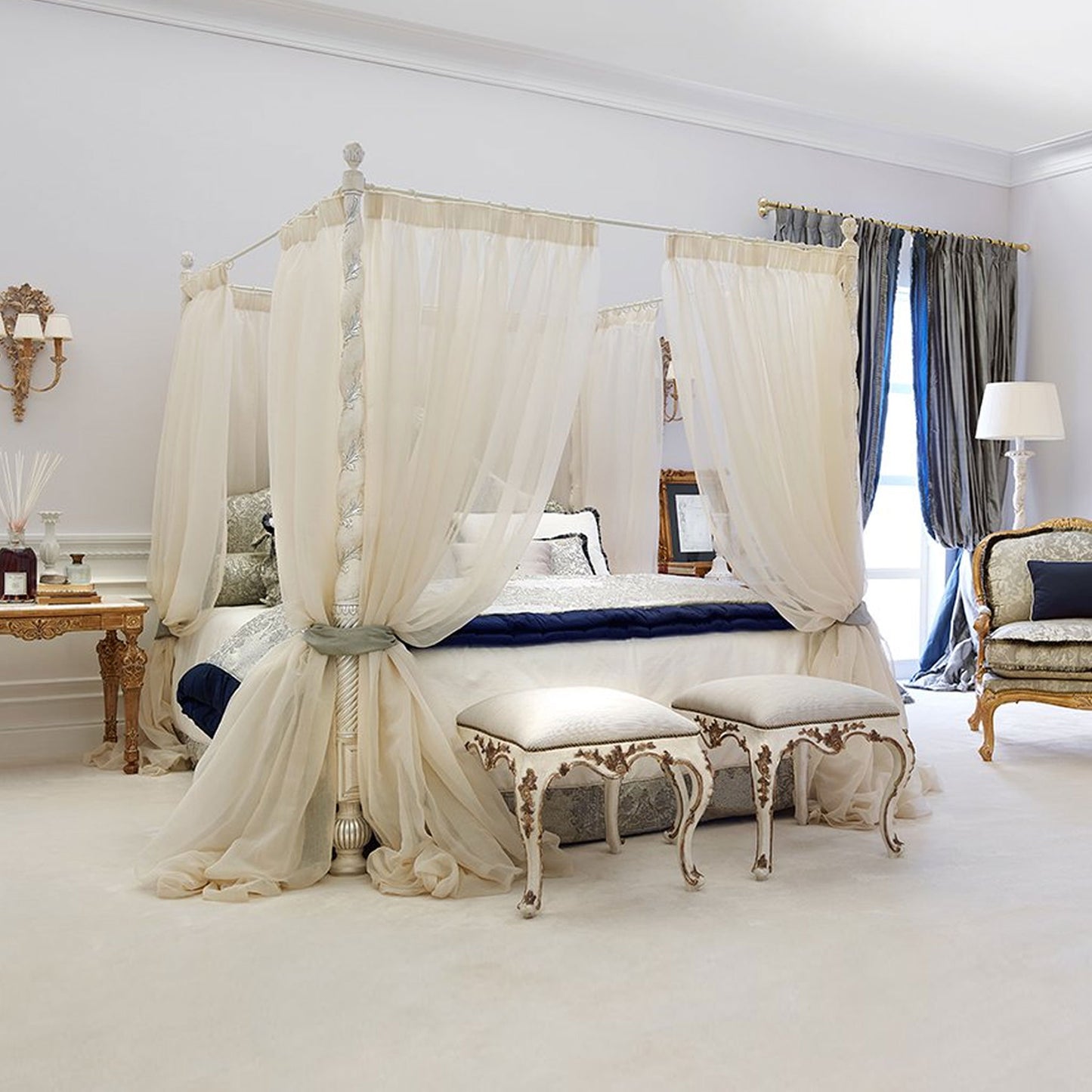 Tuscan Classic Poster Bed | IONS DESIGN | Dubai | UAE