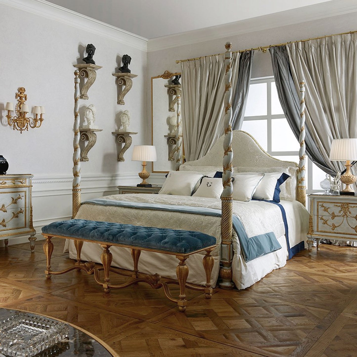 Tuscan Classic Poster Bed | IONS DESIGN | Dubai | UAE