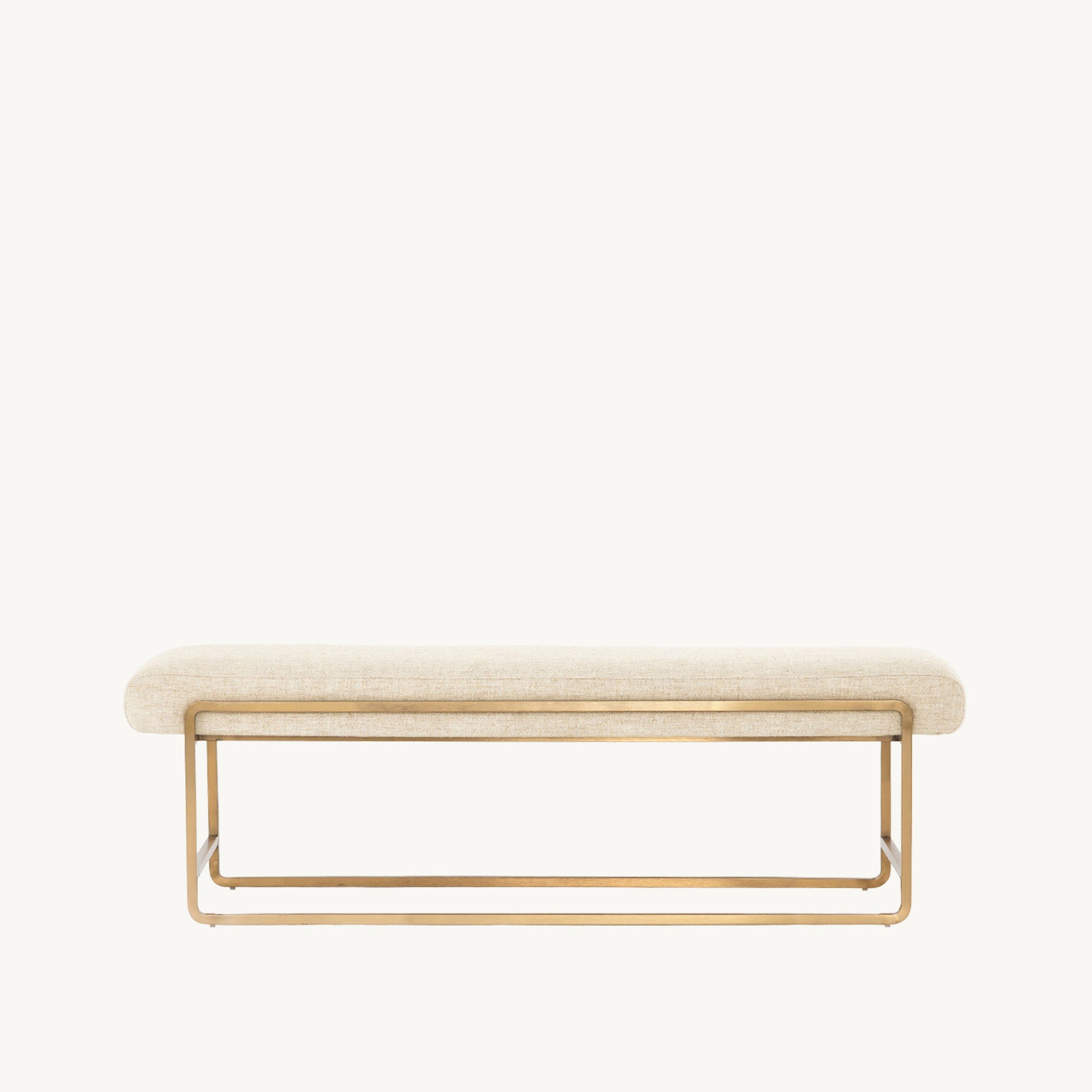 Via Fabric Bench with Metal Legs Via | IONS DESIGN | Dubai | UAE