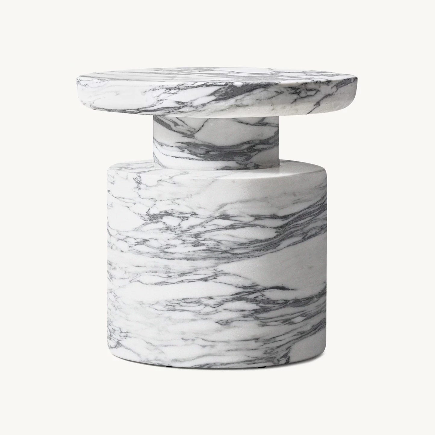 White Marble Bedside Table | IONS DESIGN | RH | Dubai | UAE