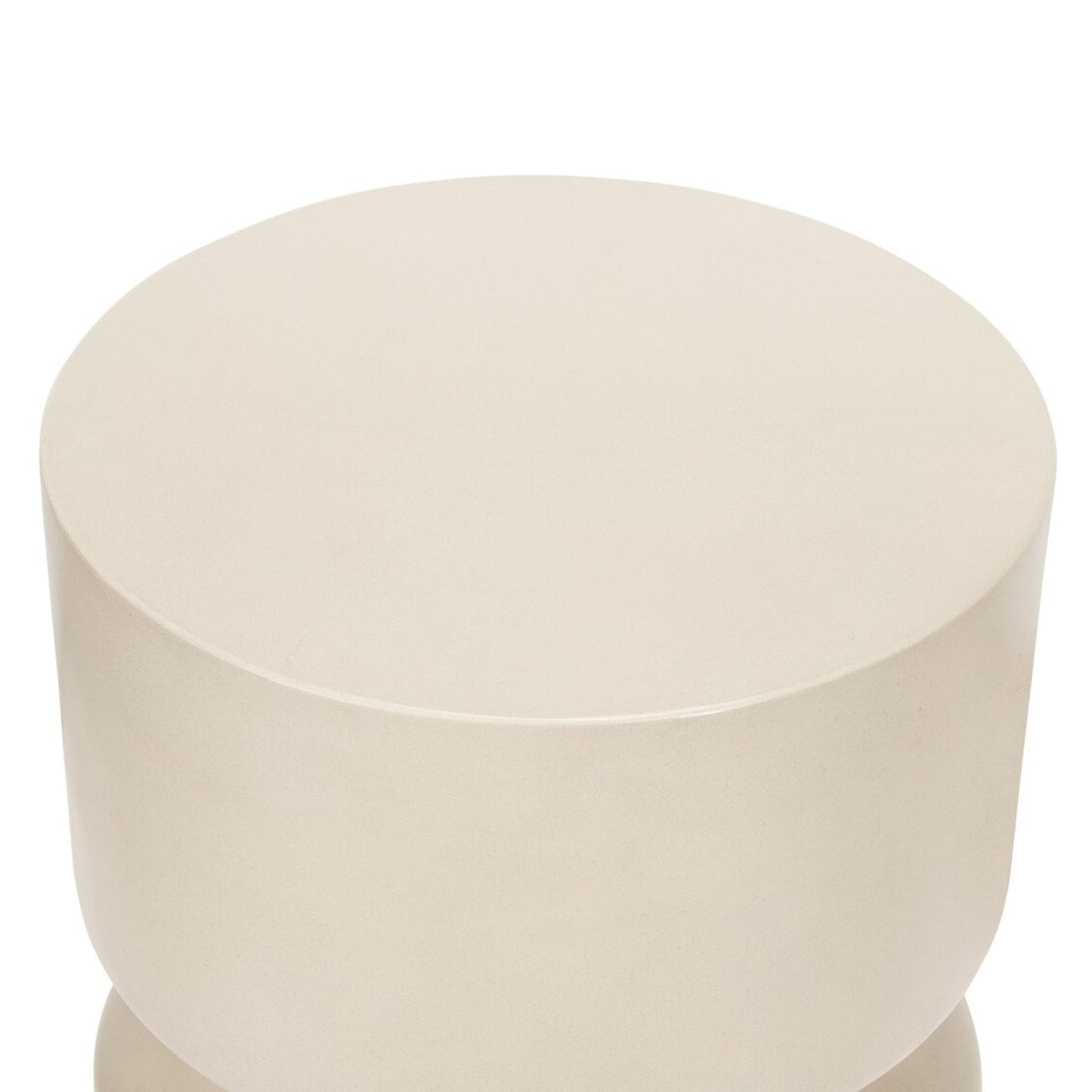 Ace Round Side Table in White Concrete | IONS DEIGN | Dubai | UAE
