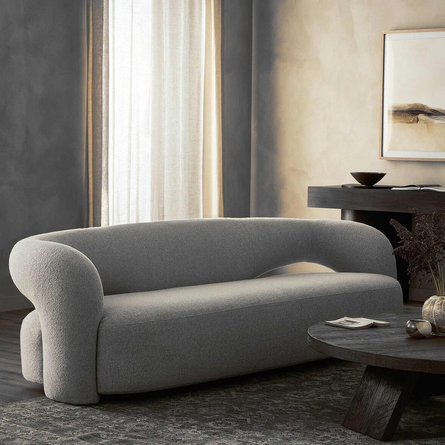 Aya Upholstered 3-Seater Sofa | IONS DEIGN | Dubai | UAE