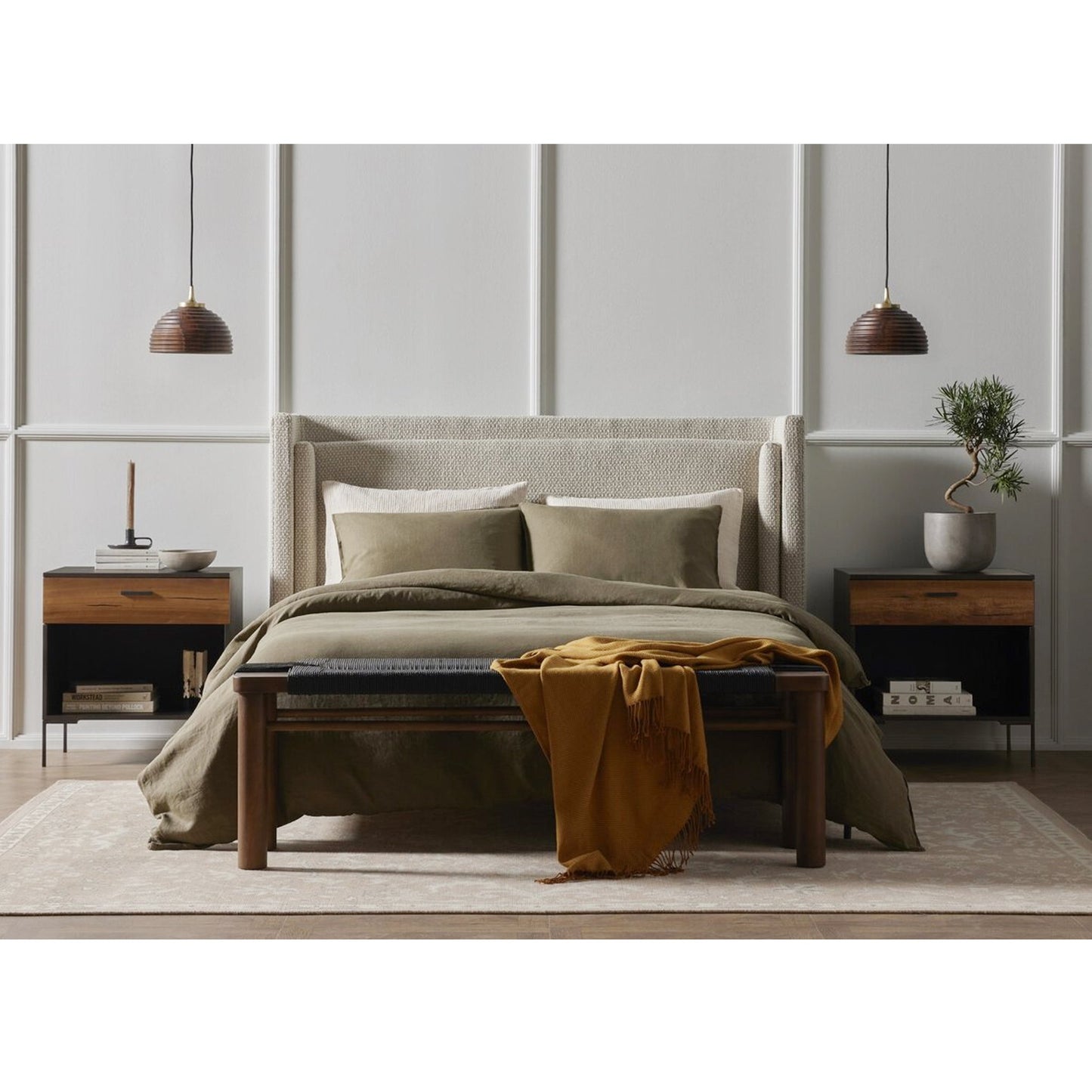 Eli Fabric Modern Bed | IONS DESIGN | Dubai | UAE