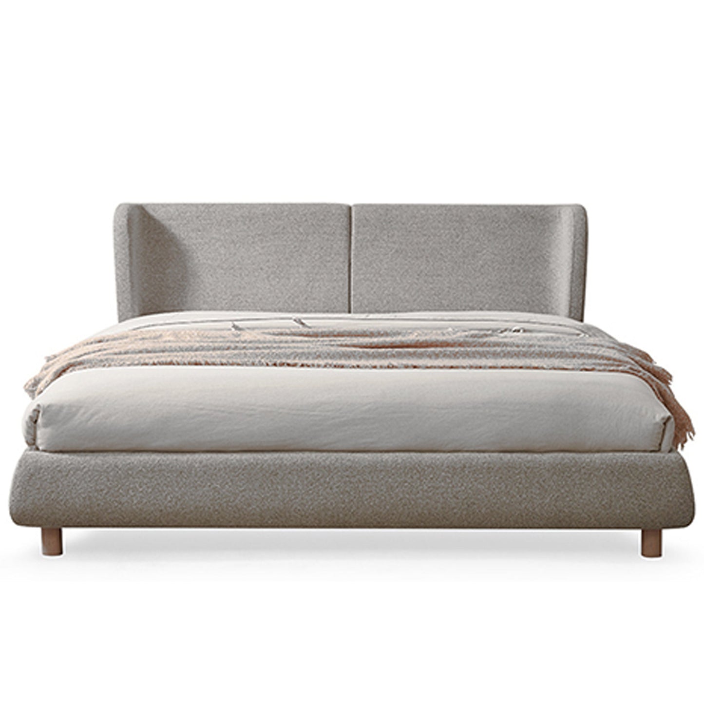 Fer King Size Bed with Winged Headboard - IONS DESIGN | Dubai | UAE