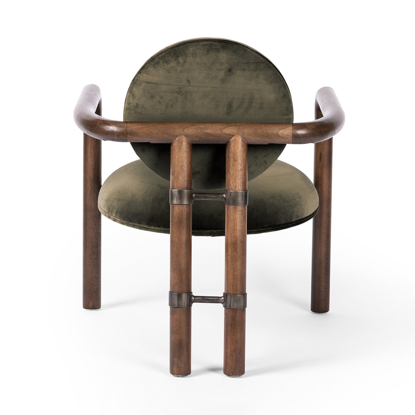 Kat Velvet wood Modern Armchair | IONS DEIGN | Dubai | UAE