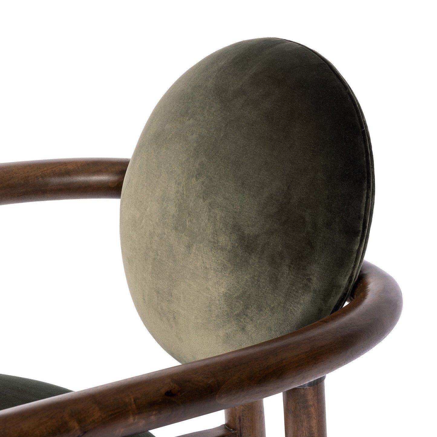 Kat Velvet wood Modern Armchair | IONS DEIGN | Dubai | UAE