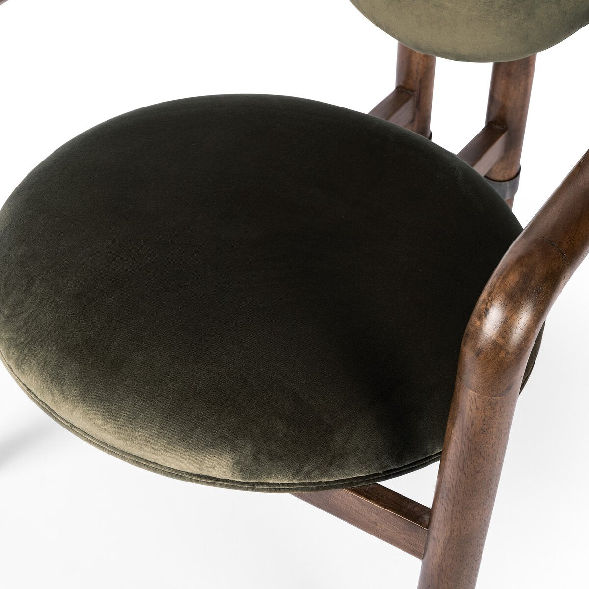 Kat Velvet wood Modern Armchair | IONS DEIGN | Dubai | UAE