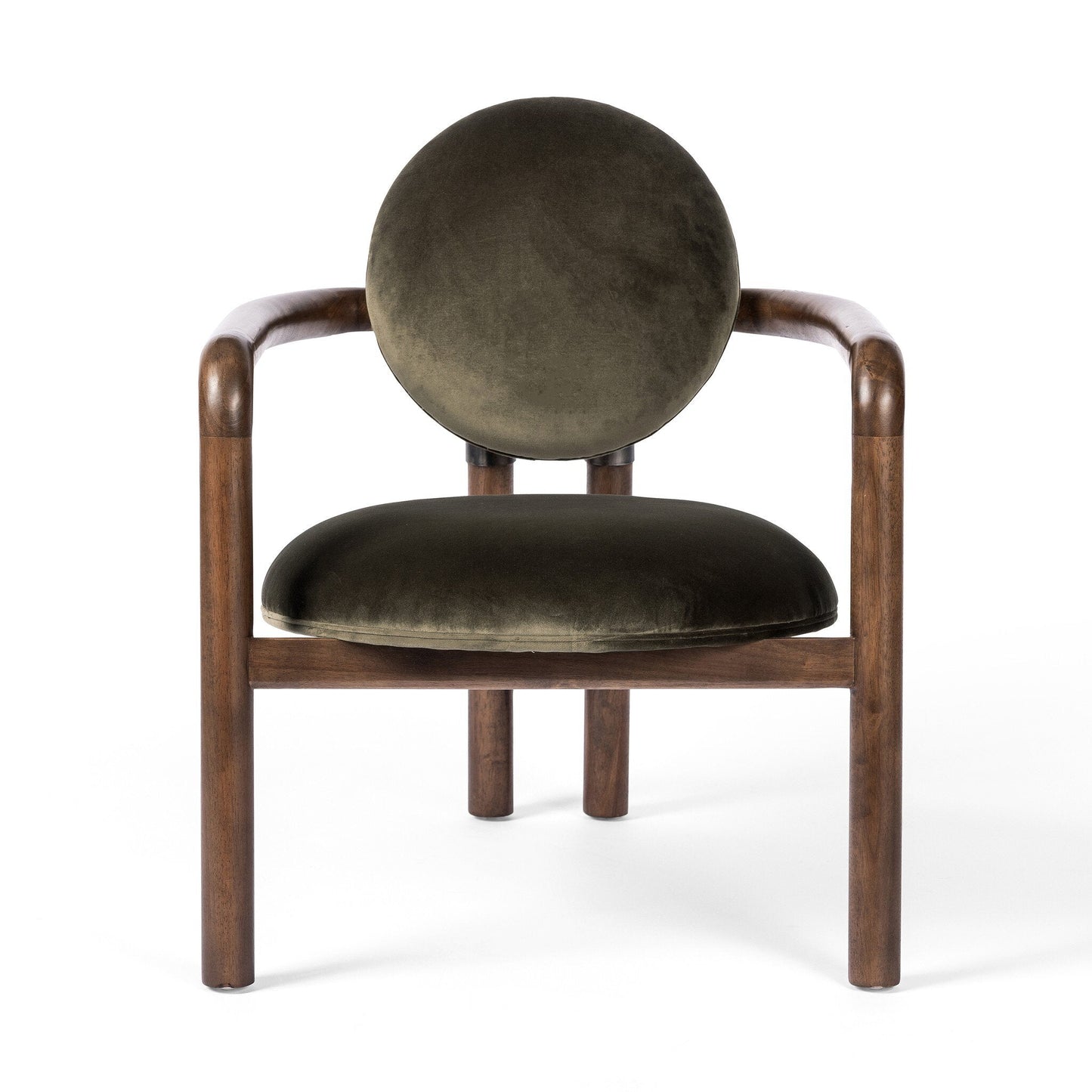 Kat Velvet wood Modern Armchair | IONS DEIGN | Dubai | UAE