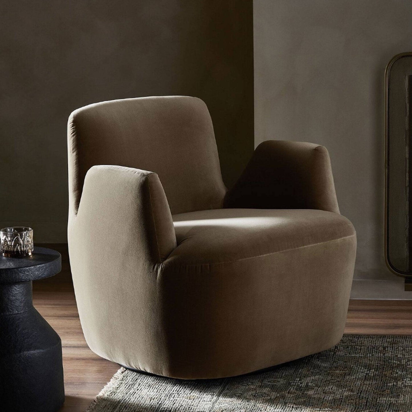 Luz Fabric Chair with Swivel Base | IONS DEIGN | Dubai | UAE