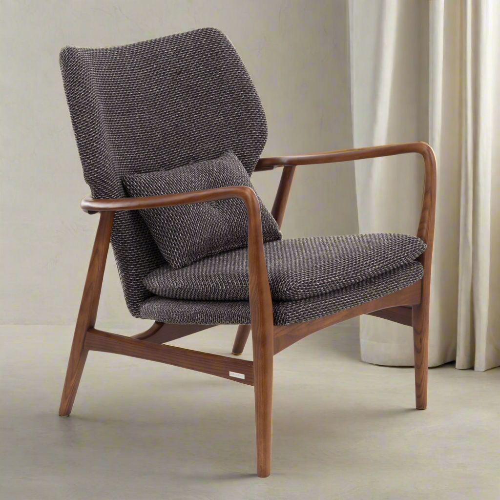 Peggy Chair in Grey Fabric | IONS DEIGN | Dubai | UAE