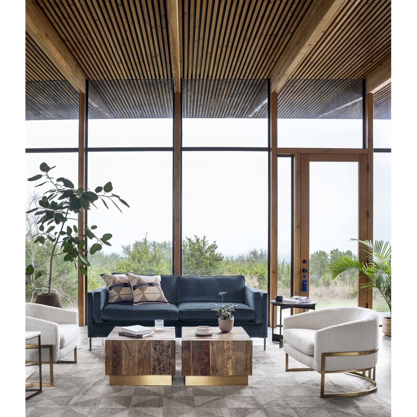 Von Lounge Chair in Boucle Fabric | IONS DEIGN | Dubai | UAE