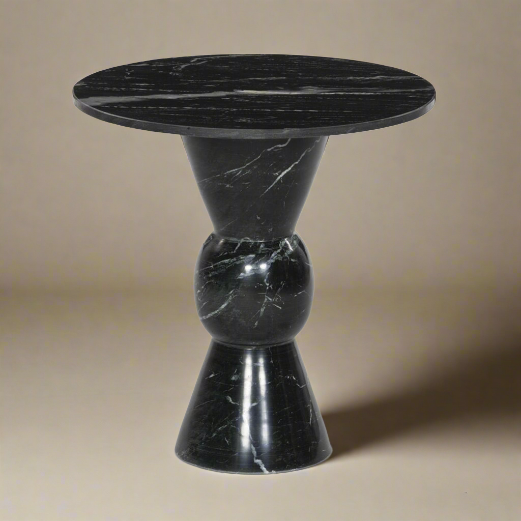 Dex Black Marble Side Table - IONS DESIGN | Dubai | UAE 