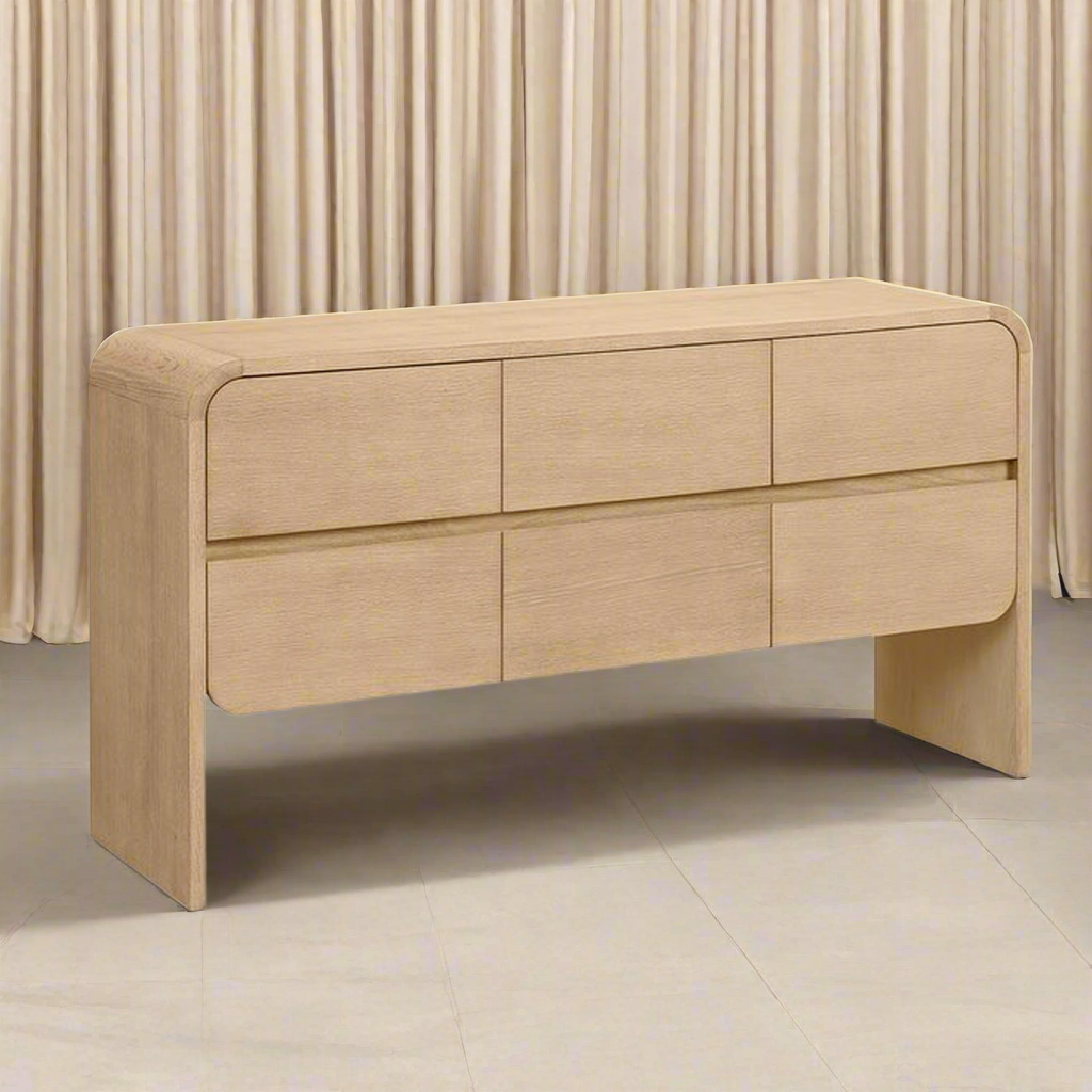 Rue Wide  6 Drawer Dresser - IONS DESIGN | Dubai | UAE 