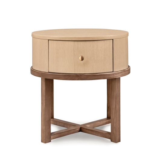 Aga 1-Drawer  Wood Bedside Table - IONS DESIGN | Dubai | UAE 