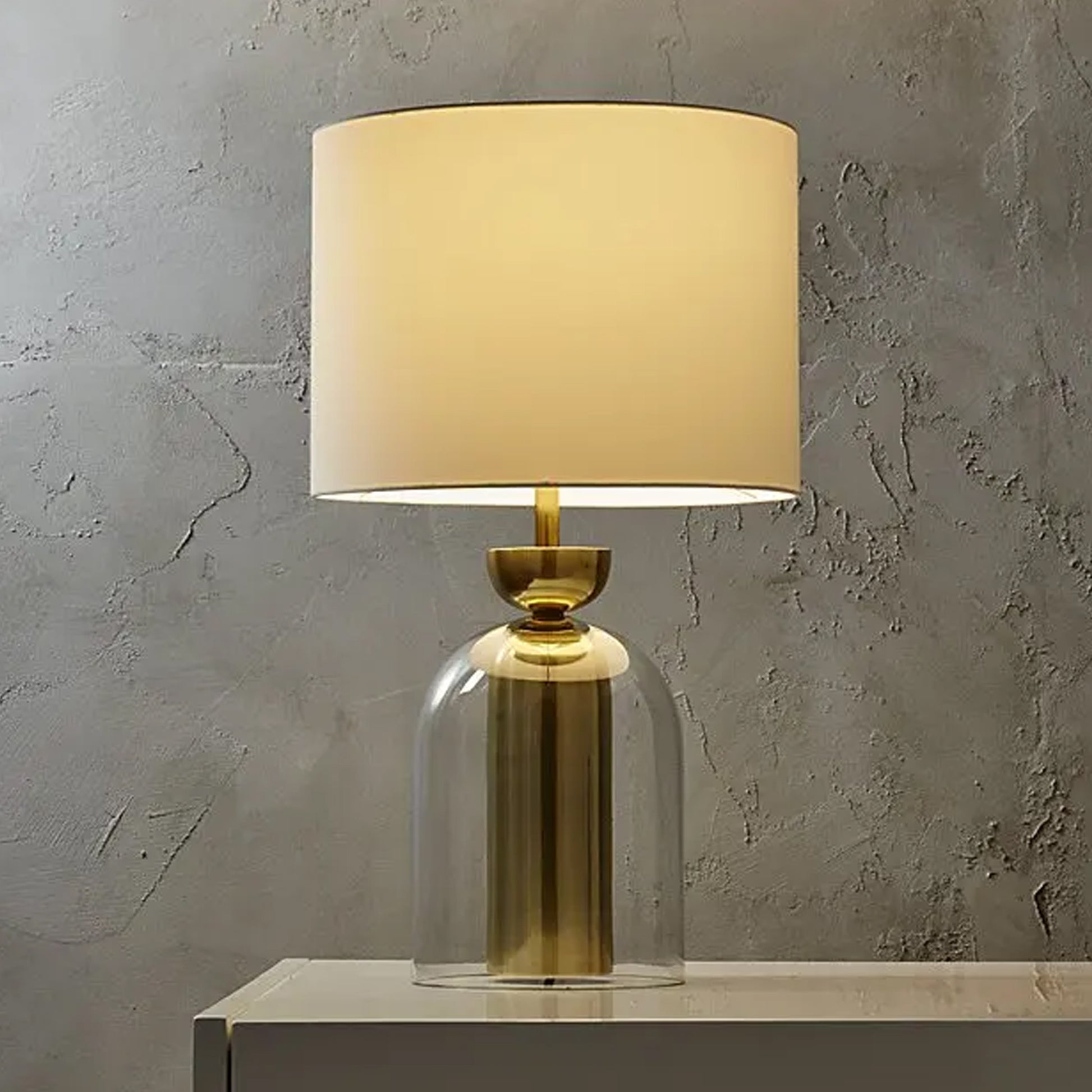 Bel Modern Table Lamp with Glass and Metal Base - IONS DESIGN | Dubai | UAE 