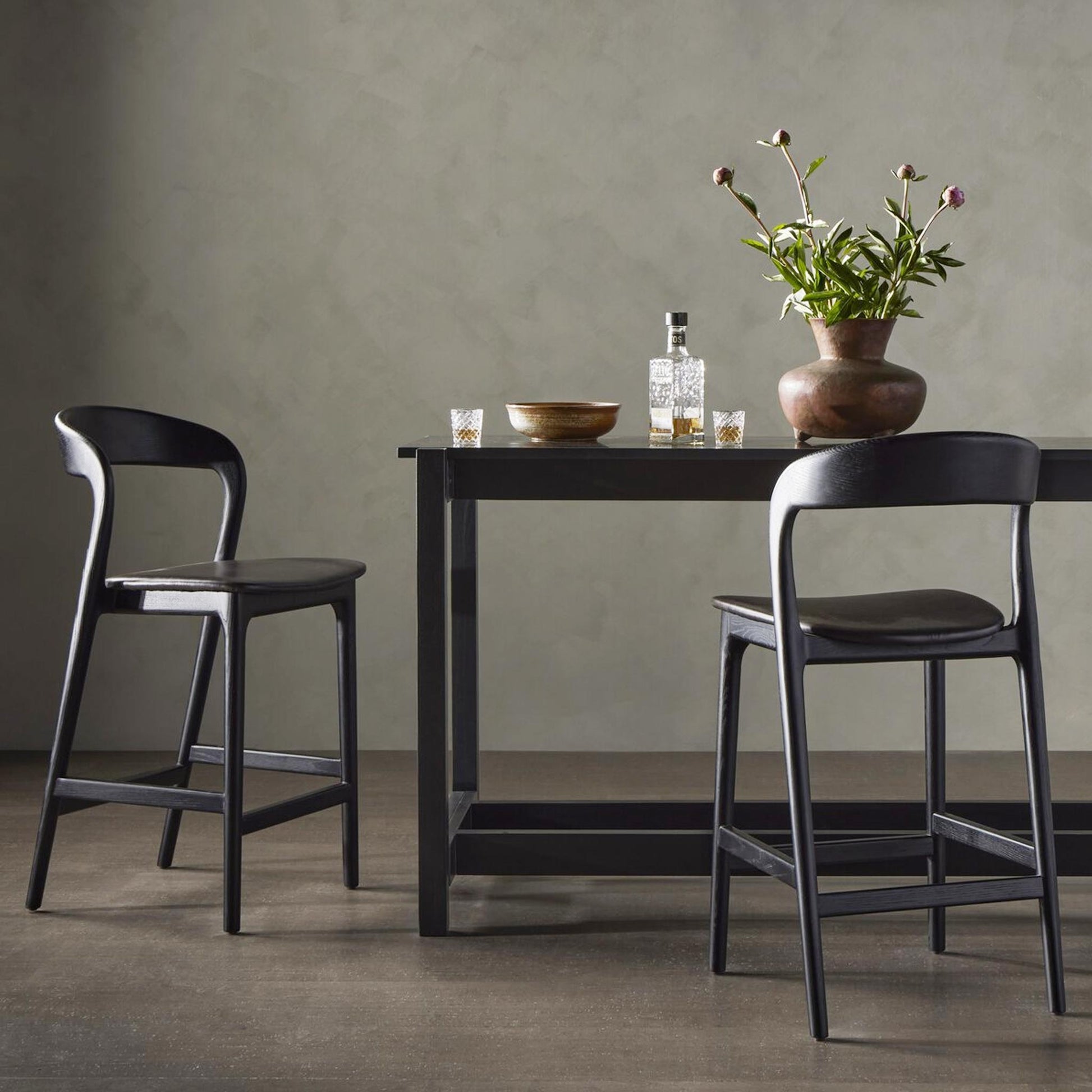 Black Bar Stool  | IONS DESIGN | Dubai | UAE