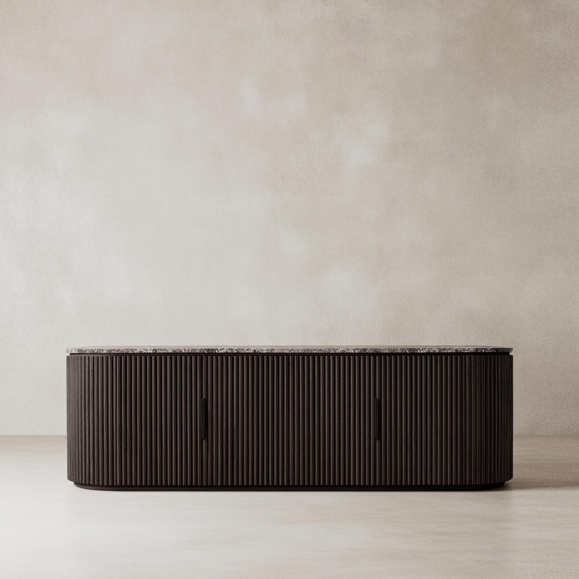 Black Media Console  | IONS DESIGN | Dubai | UAE