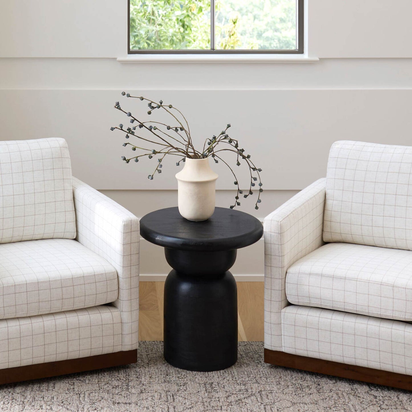 Black Wood Side Table | IONS DESIGN | Dubai | UAE