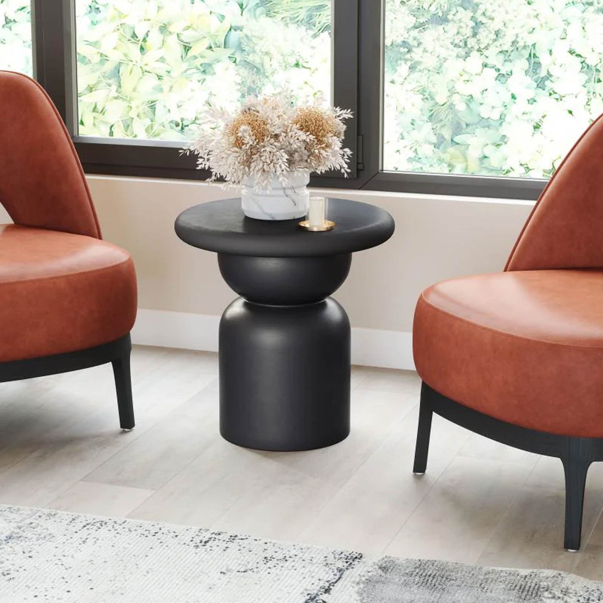 Black Wood Side Table | IONS DESIGN | Dubai | UAE
