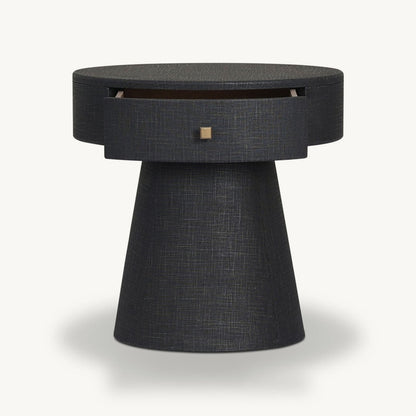 Blu Bedside Table With Drawer  | IONS DESIGN | Dubai | UAE