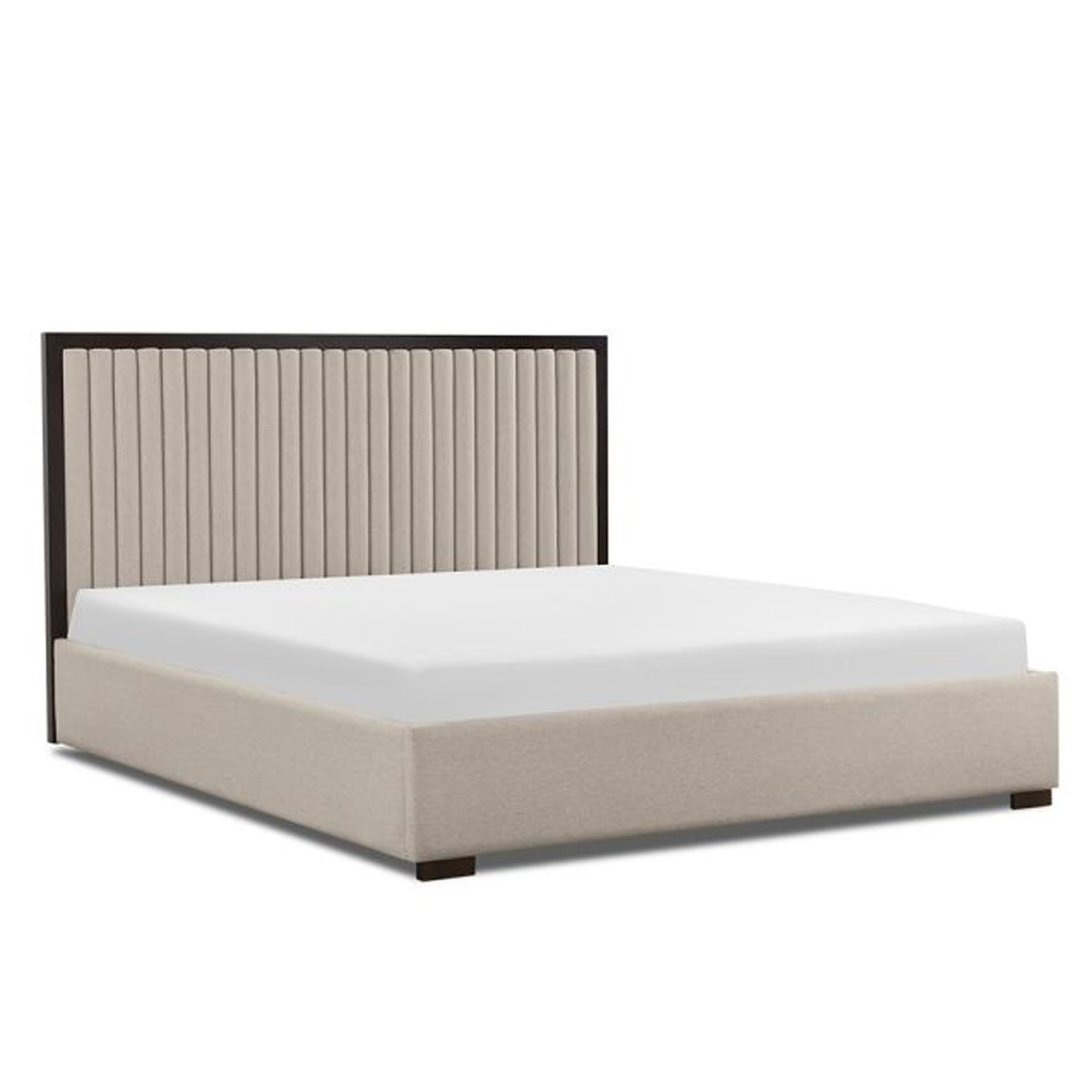 Bun Upholstered Panel King Bed - IONS DESIGN | Dubai | UAE 