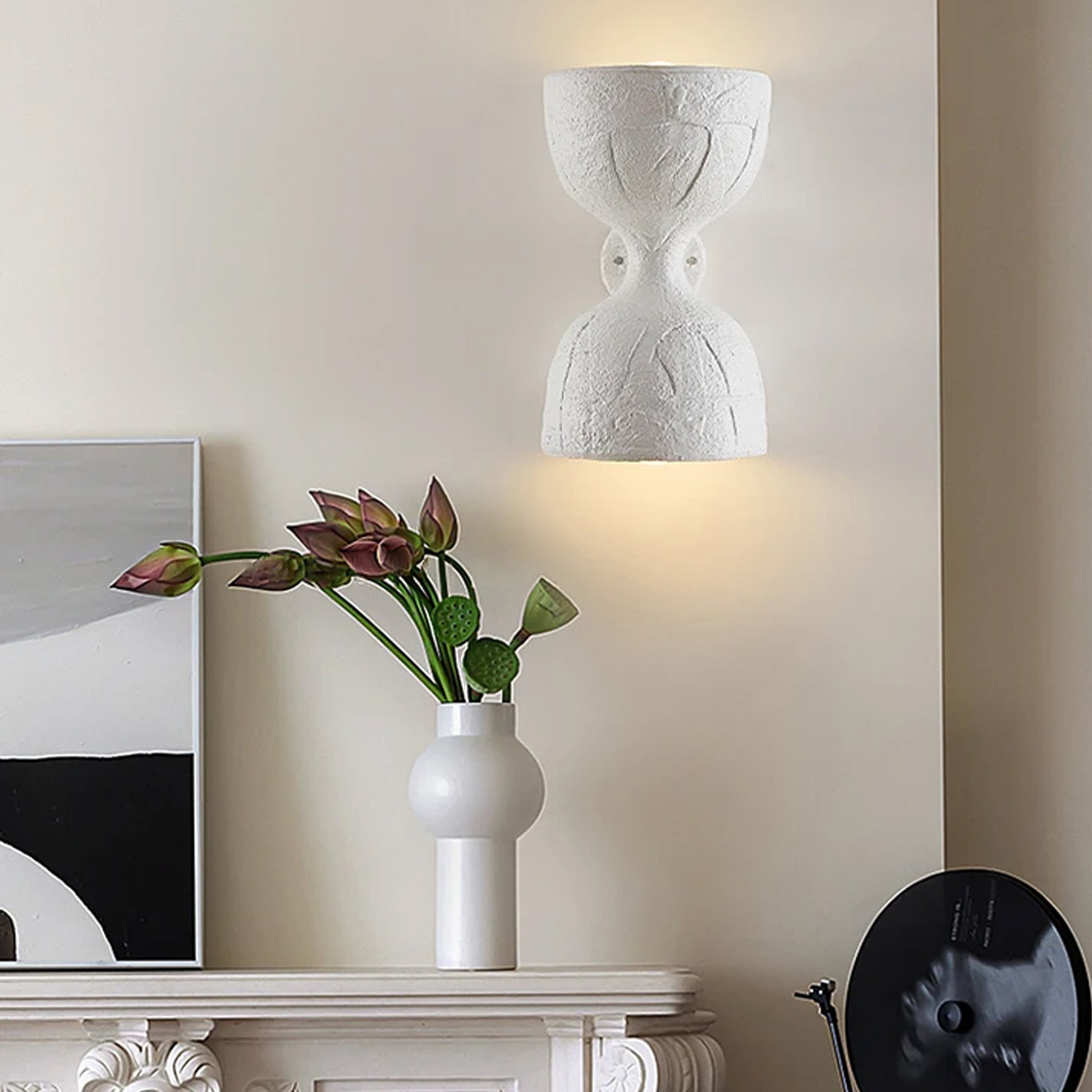 Coy French White Wall Sconce with 2-Light - IONS DESIGN