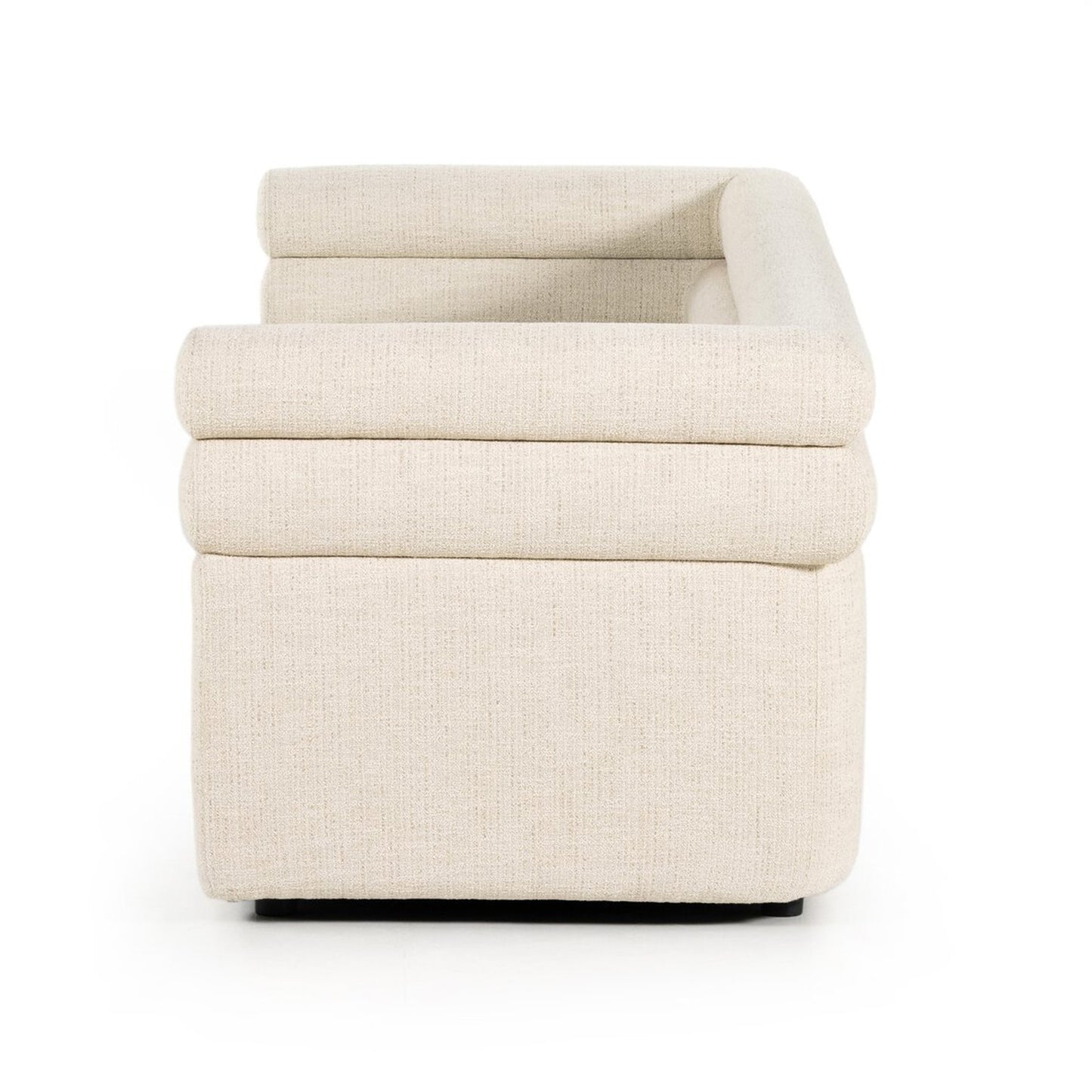 Dan Cream-Colored Fabric Sofa – 3 Seater - IONS DESIGN