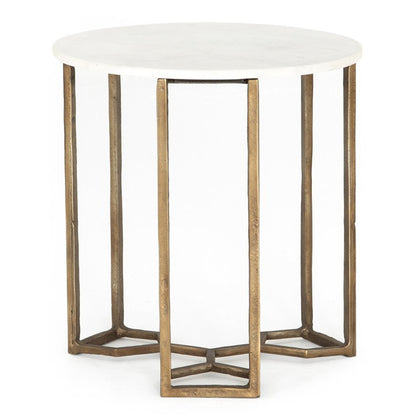 Dee Side Table – White Marble top - IONS DESIGN