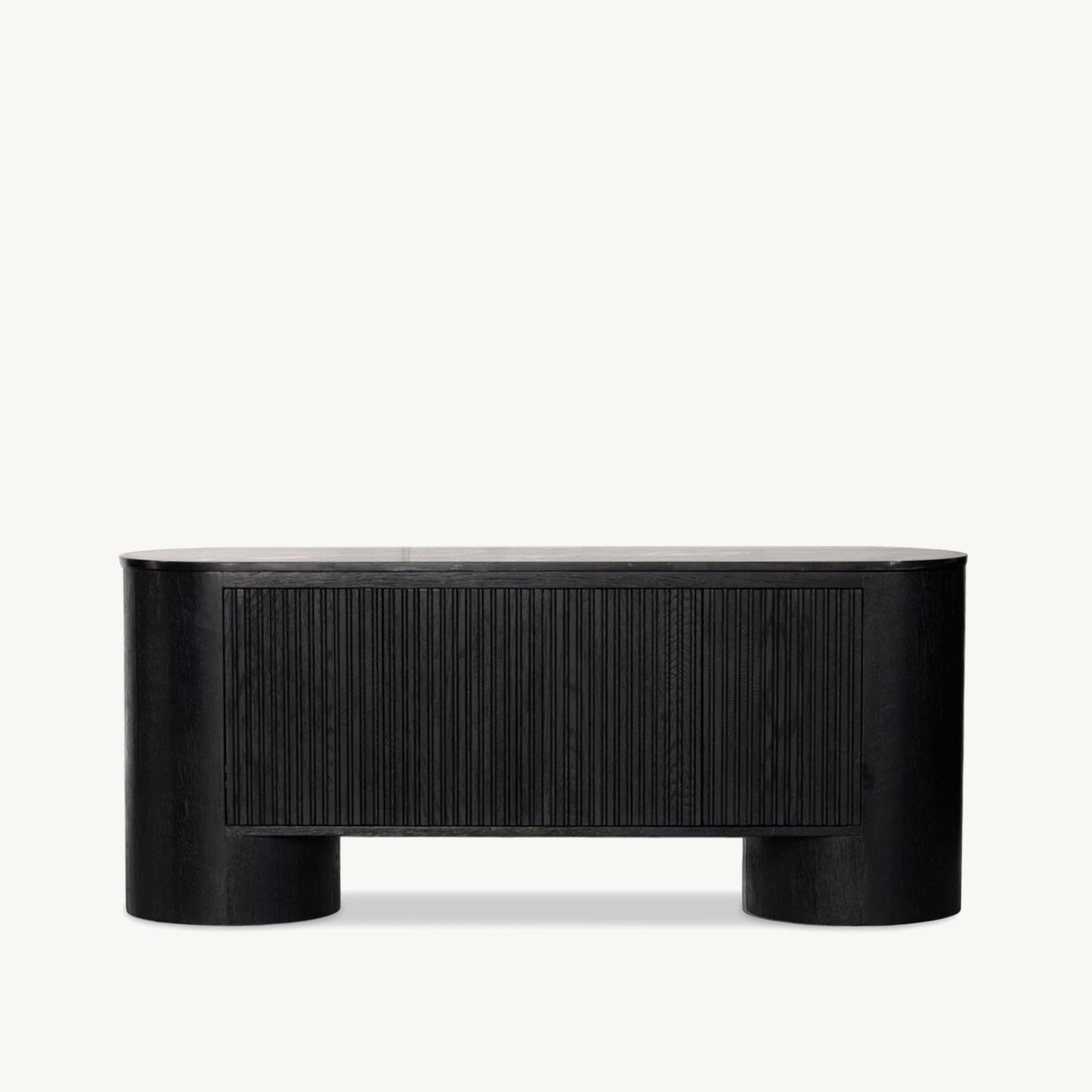 Dim Black TV Unit | IONS DESIGN | Dubai | UAE