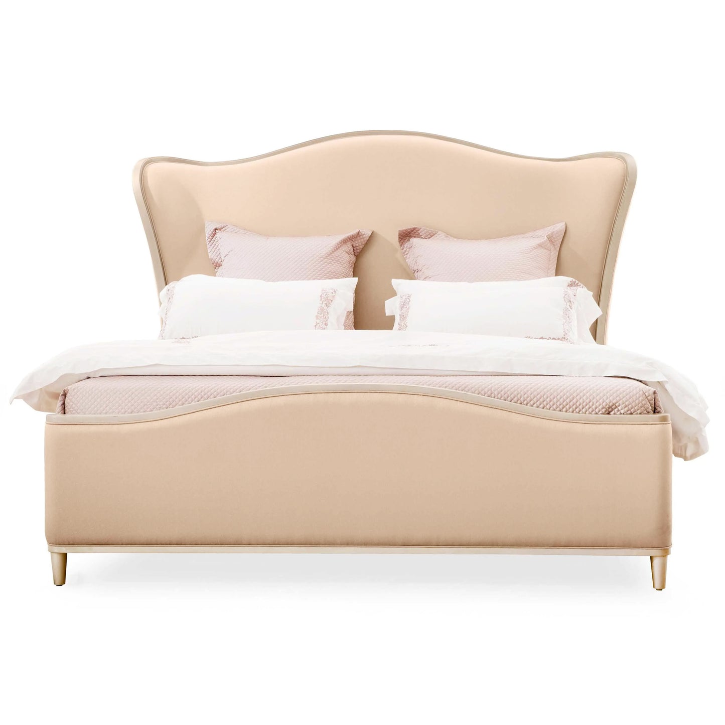 Emi Beige King Bed - IONS DESIGN | Dubai | UAE 