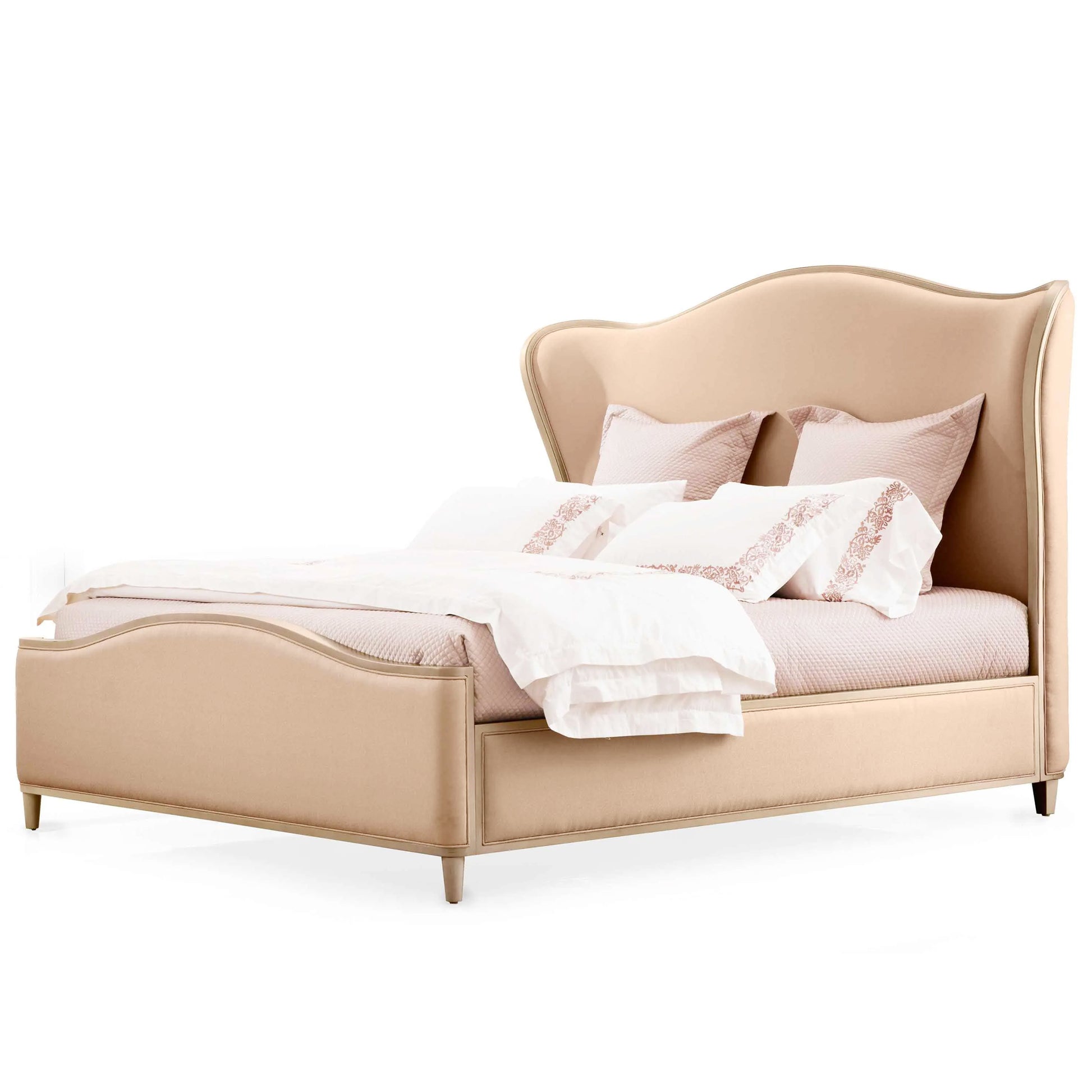 Emi Beige King Bed - IONS DESIGN | Dubai | UAE 