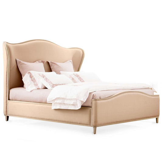 Emi Beige King Bed - IONS DESIGN | Dubai | UAE 