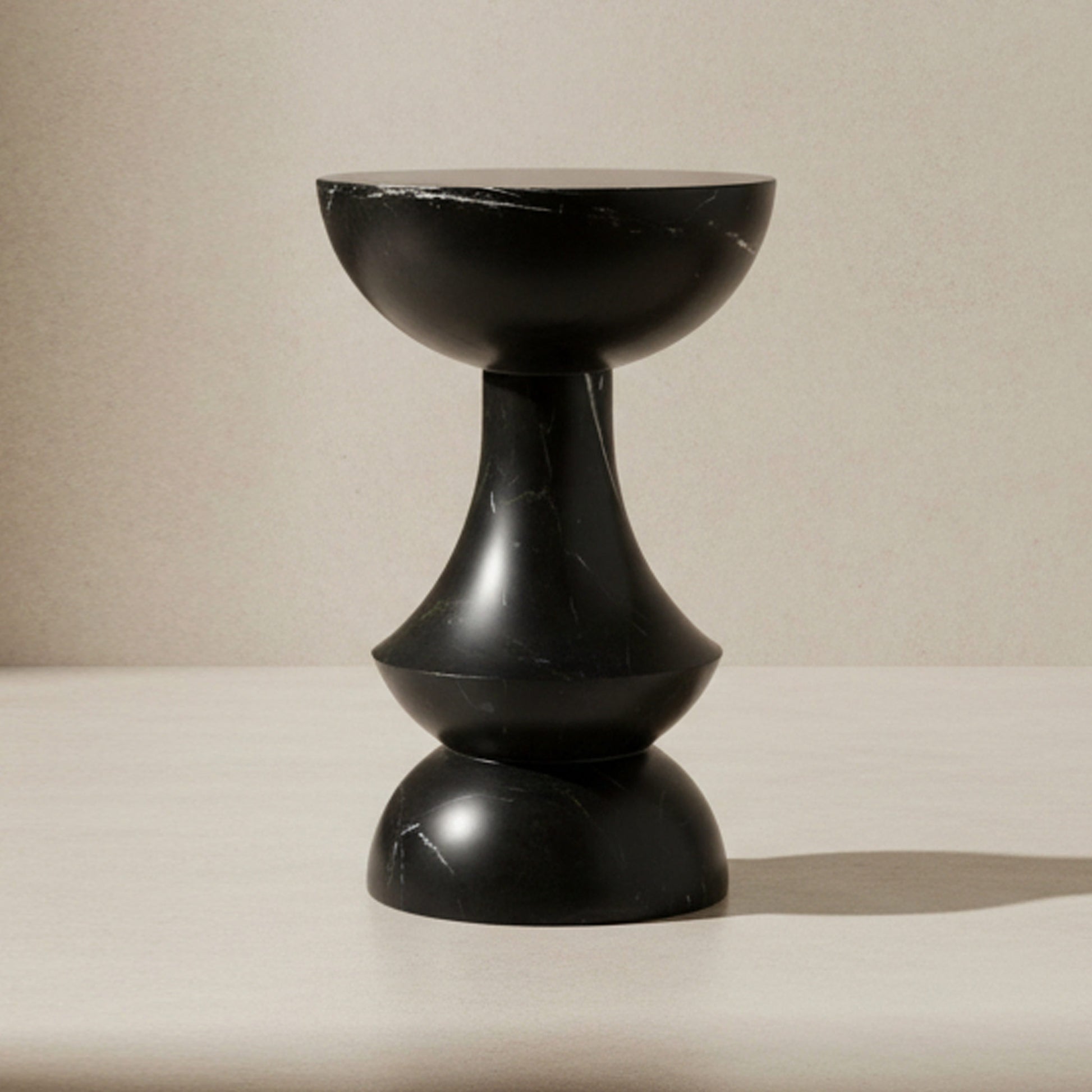 Equ Round End Table in Marble | IONS DESIGN | Dubai | UAE